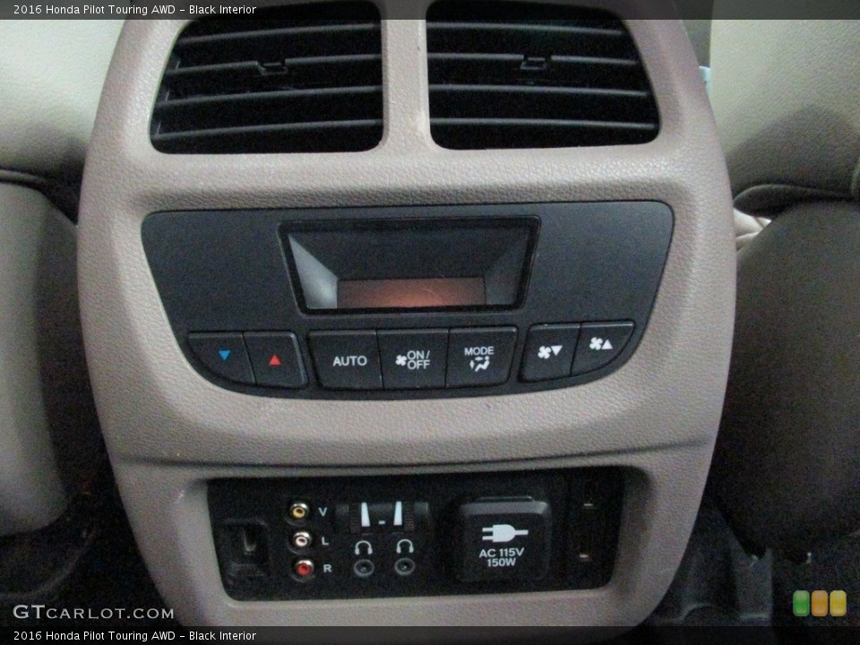 Black Interior Controls for the 2016 Honda Pilot Touring AWD #139813932