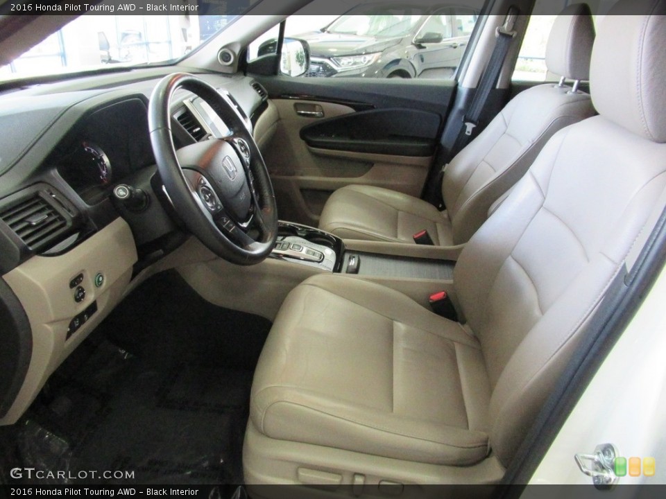 Black Interior Front Seat for the 2016 Honda Pilot Touring AWD #139814142