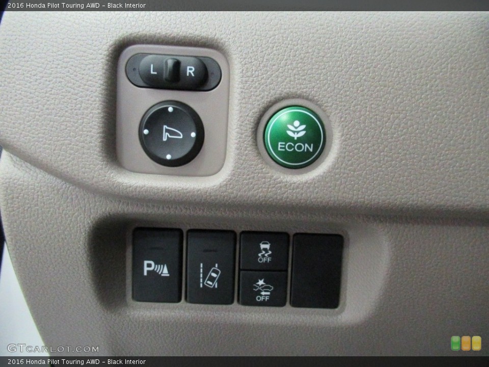 Black Interior Controls for the 2016 Honda Pilot Touring AWD #139814165