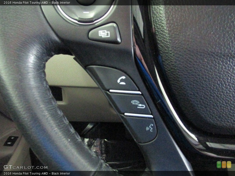 Black Interior Steering Wheel for the 2016 Honda Pilot Touring AWD #139814208