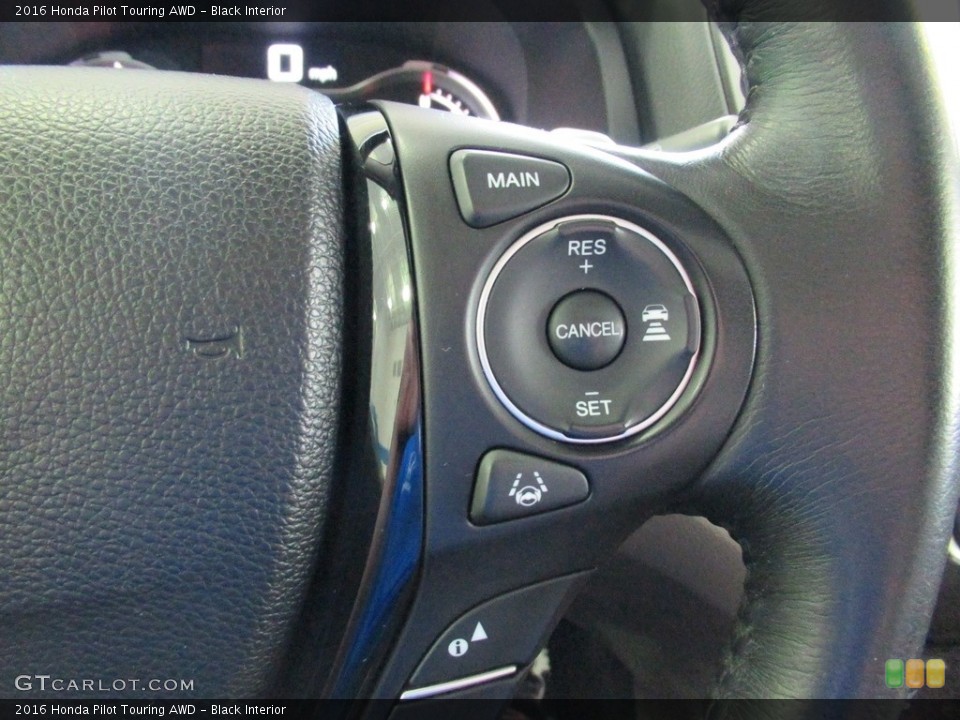 Black Interior Steering Wheel for the 2016 Honda Pilot Touring AWD #139814235