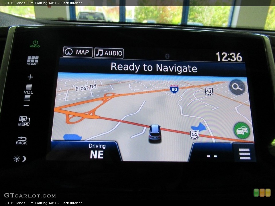 Black Interior Navigation for the 2016 Honda Pilot Touring AWD #139814340
