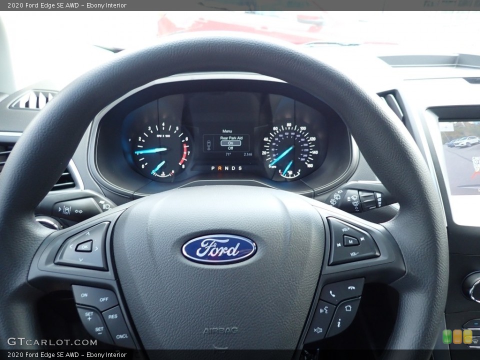 Ebony Interior Steering Wheel for the 2020 Ford Edge SE AWD #139814769