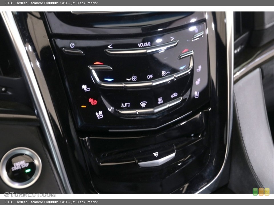 Jet Black Interior Controls for the 2018 Cadillac Escalade Platinum 4WD #139816503