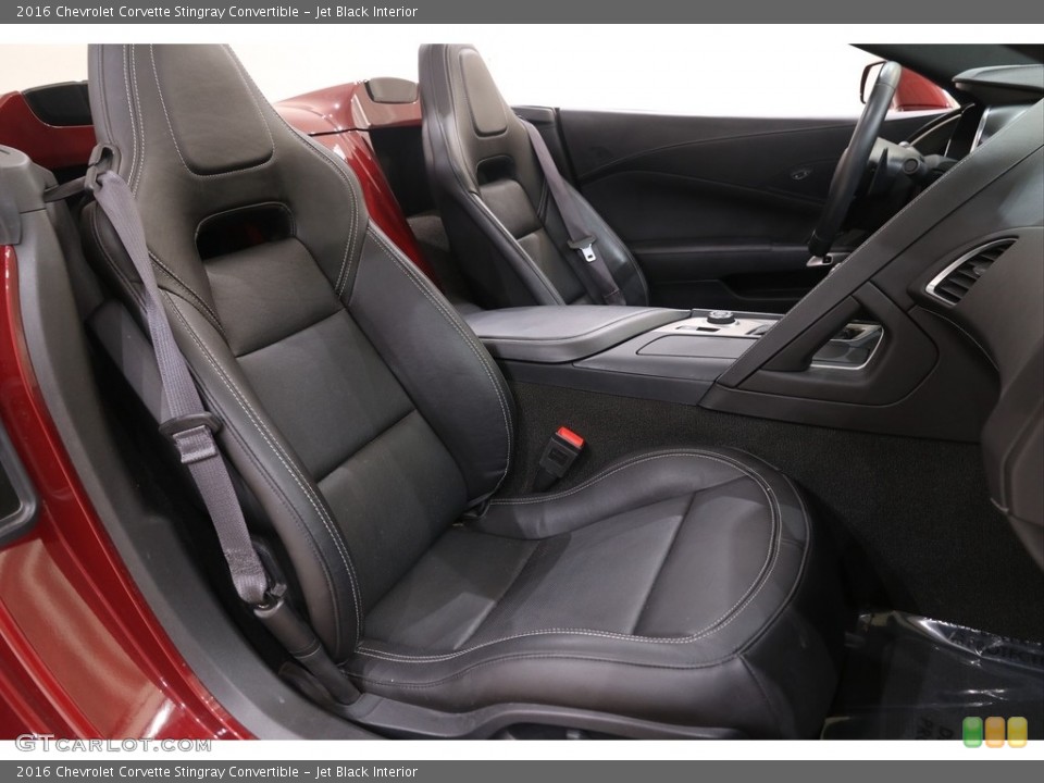 Jet Black Interior Front Seat for the 2016 Chevrolet Corvette Stingray Convertible #139817118