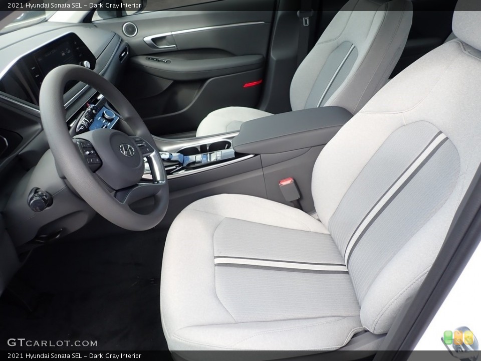 Dark Gray Interior Front Seat for the 2021 Hyundai Sonata SEL #139818522