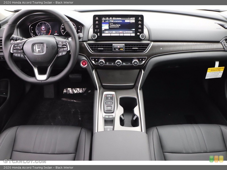 Black Interior Dashboard for the 2020 Honda Accord Touring Sedan #139818969