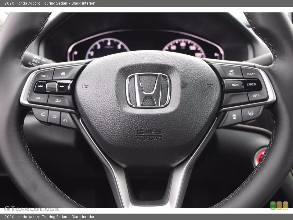 Black Interior Steering Wheel for the 2020 Honda Accord Touring Sedan #139818981
