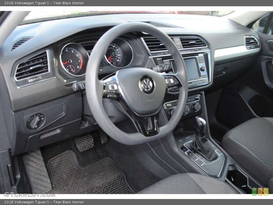 Titan Black Interior Steering Wheel for the 2018 Volkswagen Tiguan S #139823867