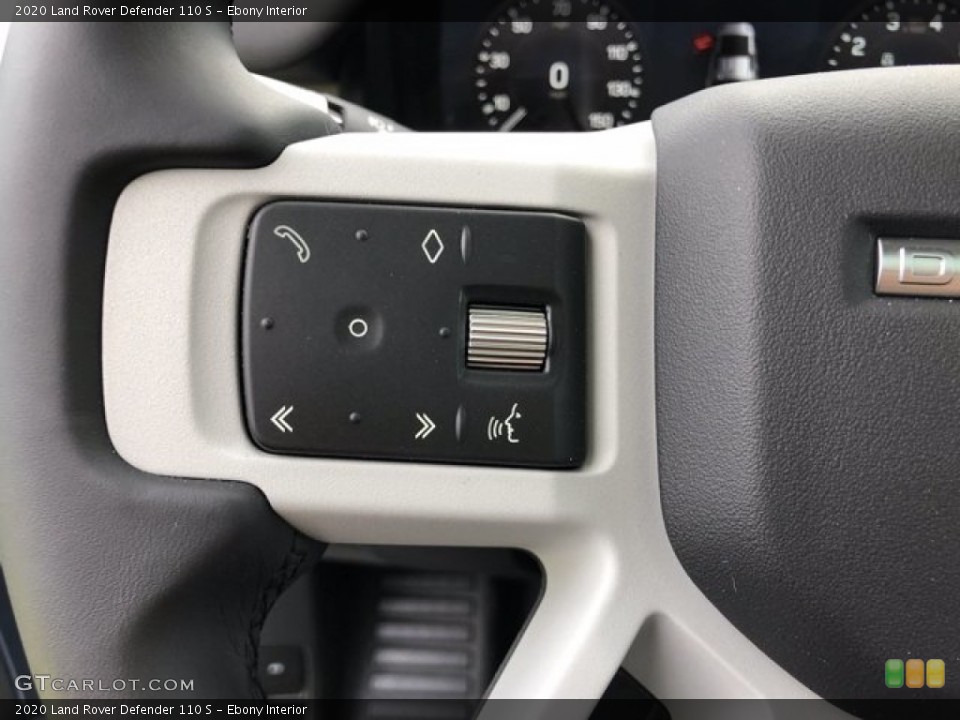 Ebony Interior Steering Wheel for the 2020 Land Rover Defender 110 S #139831372