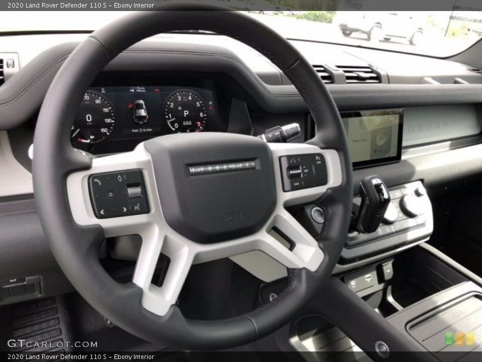 Ebony Interior Steering Wheel for the 2020 Land Rover Defender 110 S #139831416