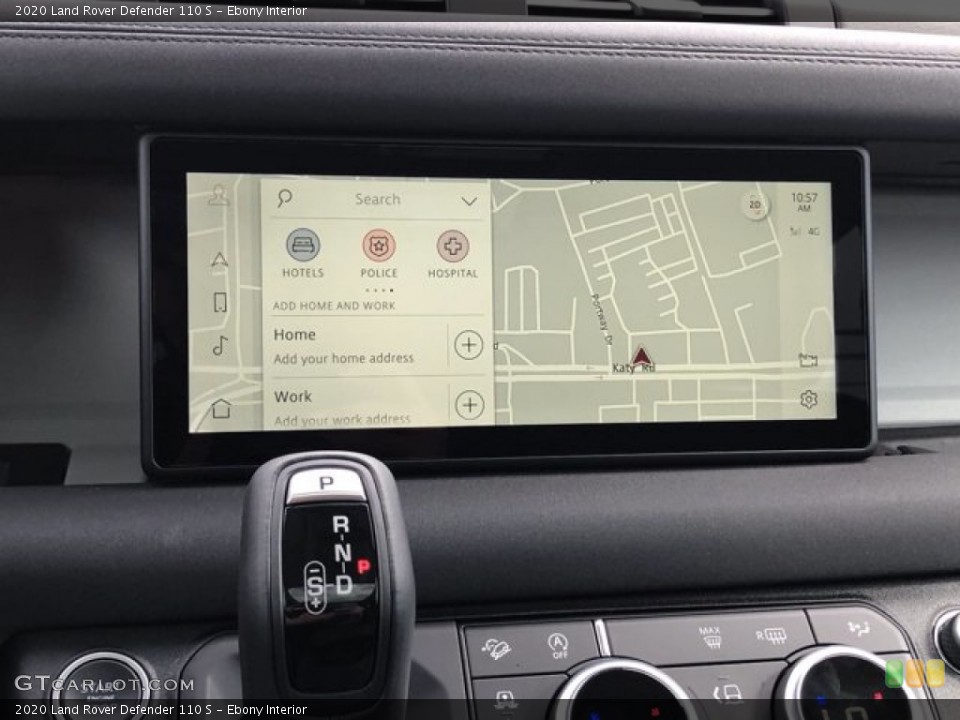 Ebony Interior Navigation for the 2020 Land Rover Defender 110 S #139831470