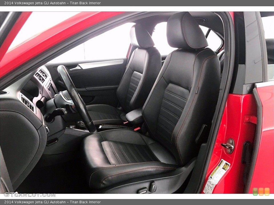 Titan Black Interior Front Seat for the 2014 Volkswagen Jetta GLI Autobahn #139833564