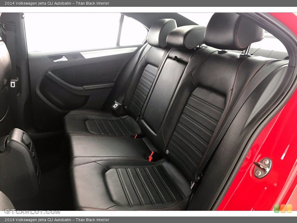 Titan Black Interior Rear Seat for the 2014 Volkswagen Jetta GLI Autobahn #139833597