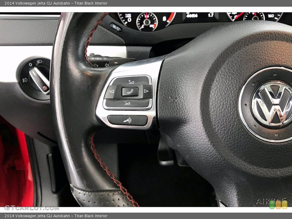 Titan Black Interior Steering Wheel for the 2014 Volkswagen Jetta GLI Autobahn #139833612