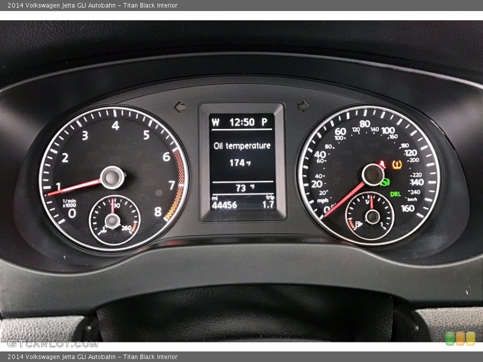 Titan Black Interior Gauges for the 2014 Volkswagen Jetta GLI Autobahn #139833645
