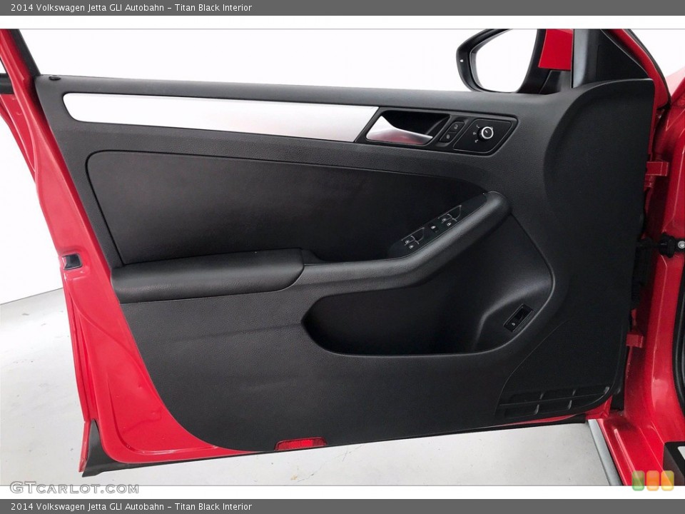 Titan Black Interior Door Panel for the 2014 Volkswagen Jetta GLI Autobahn #139833688