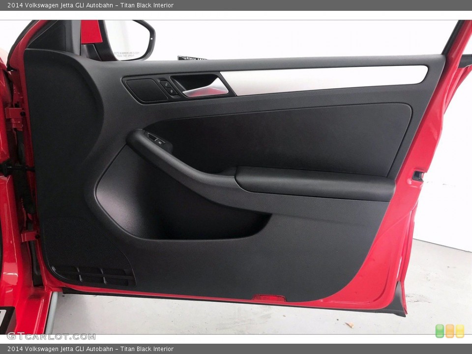 Titan Black Interior Door Panel for the 2014 Volkswagen Jetta GLI Autobahn #139833702