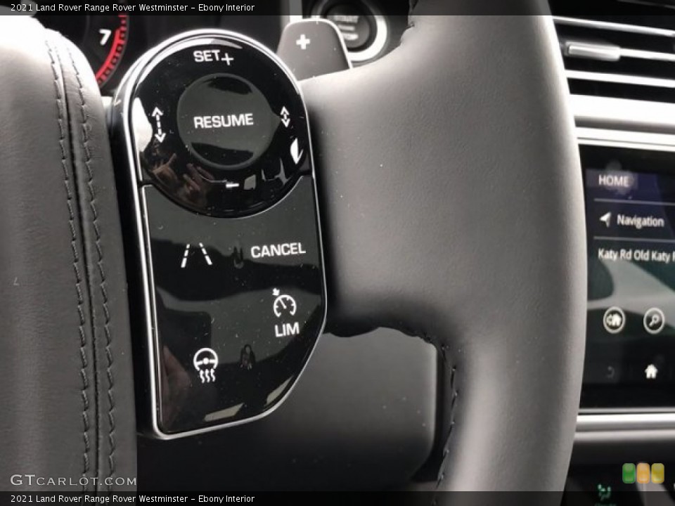 Ebony Interior Steering Wheel for the 2021 Land Rover Range Rover Westminster #139833732