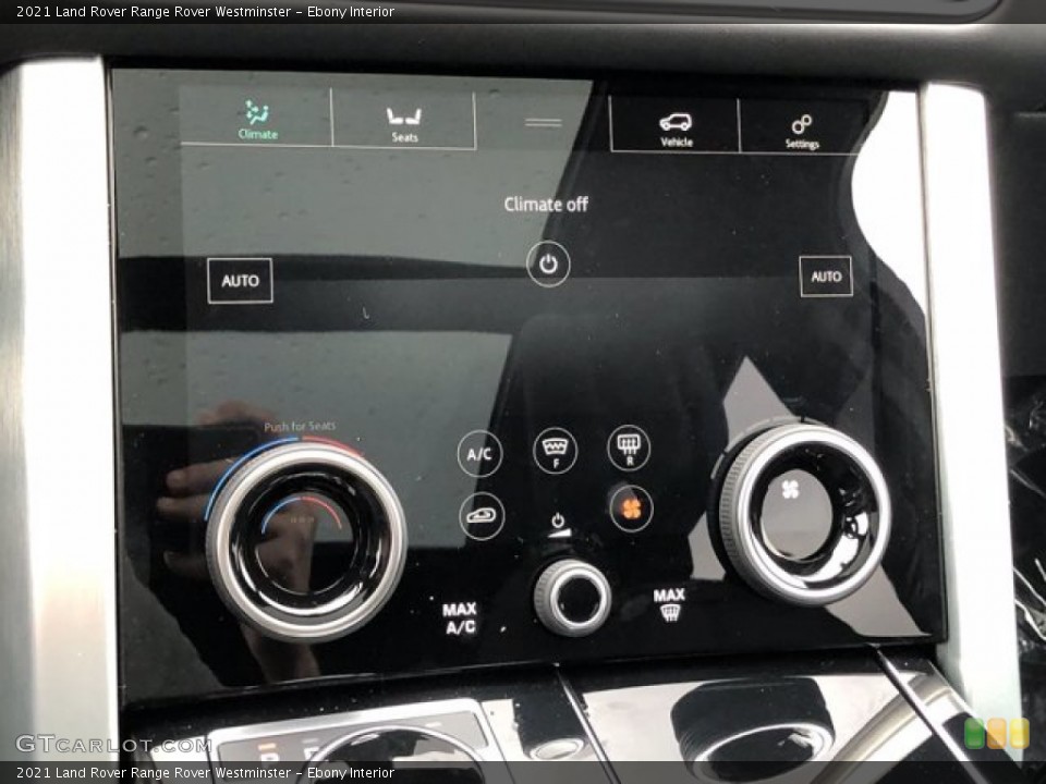 Ebony Interior Controls for the 2021 Land Rover Range Rover Westminster #139833816