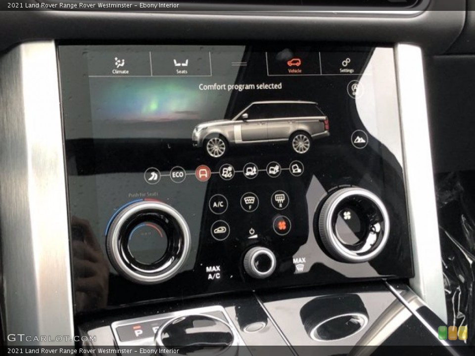 Ebony Interior Controls for the 2021 Land Rover Range Rover Westminster #139833833