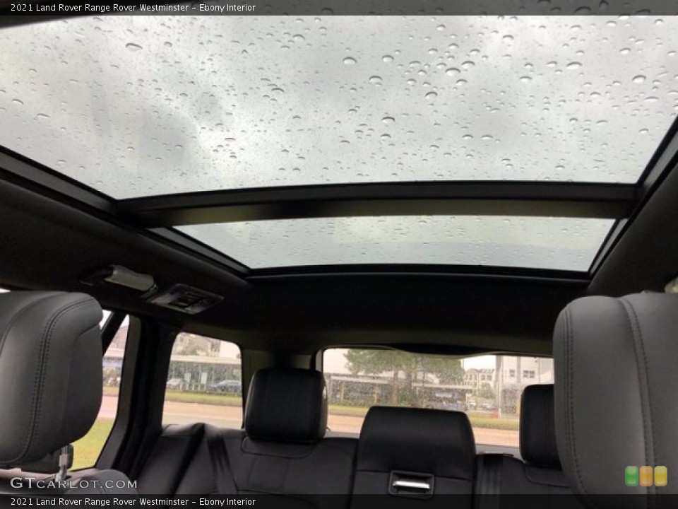 Ebony Interior Sunroof for the 2021 Land Rover Range Rover Westminster #139833861
