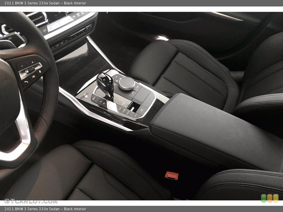 Black Interior Controls for the 2021 BMW 3 Series 330e Sedan #139834994