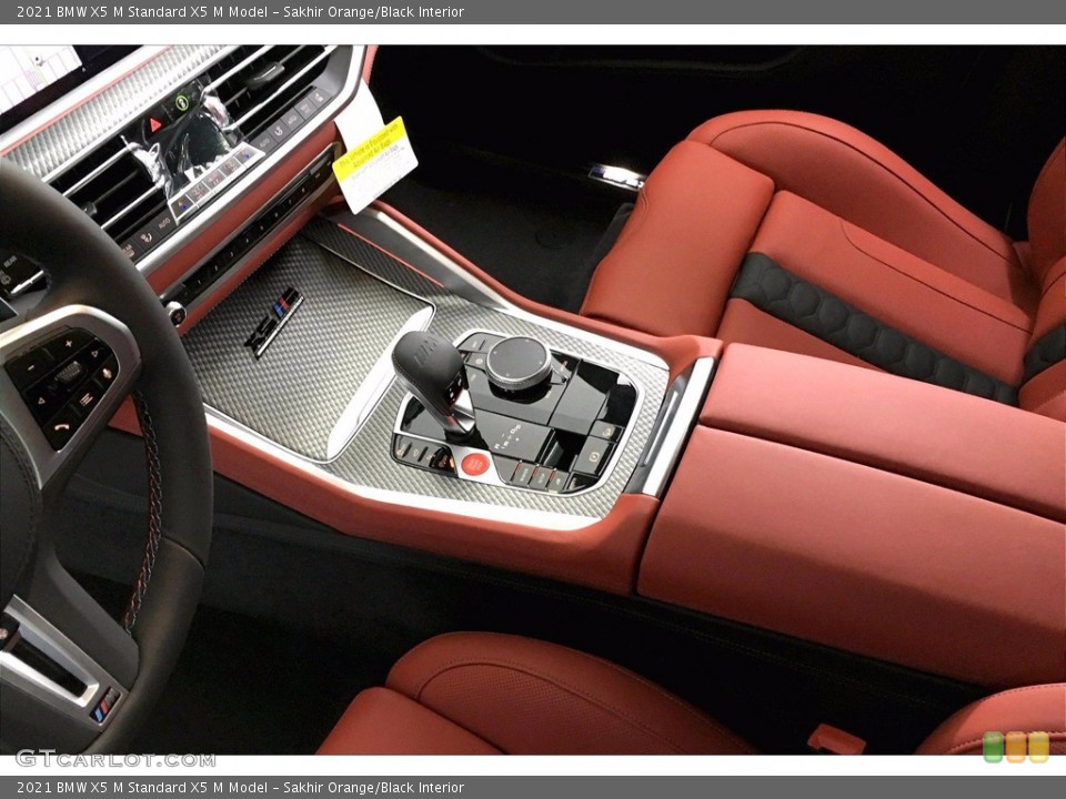 Sakhir Orange/Black Interior Controls for the 2021 BMW X5 M  #139835835