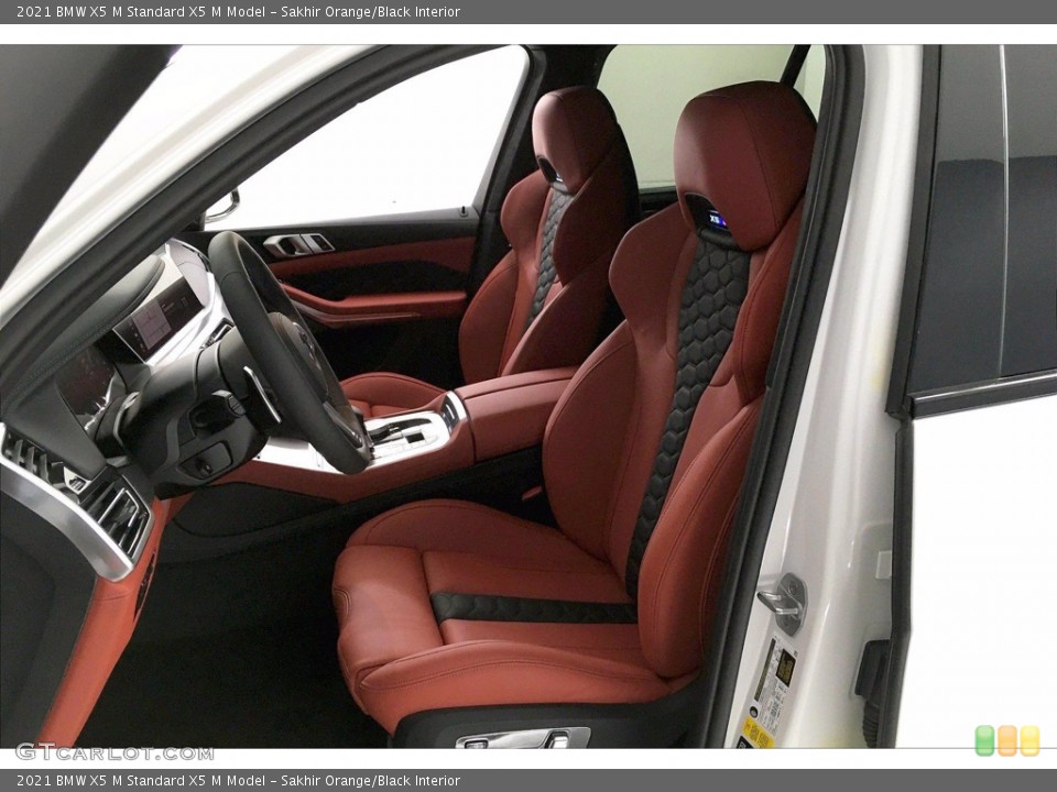 Sakhir Orange/Black Interior Photo for the 2021 BMW X5 M  #139835859