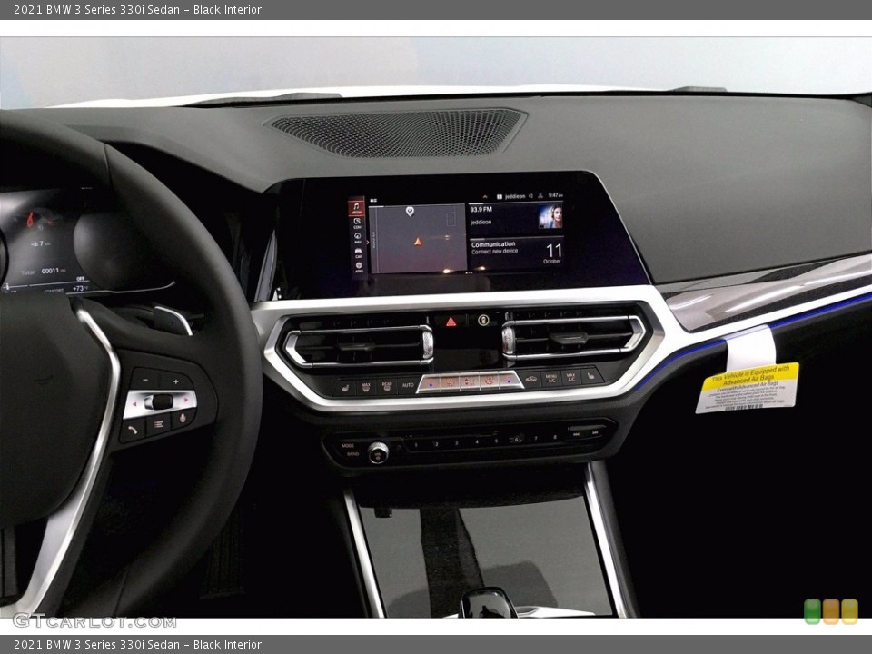 Black Interior Controls for the 2021 BMW 3 Series 330i Sedan #139836687