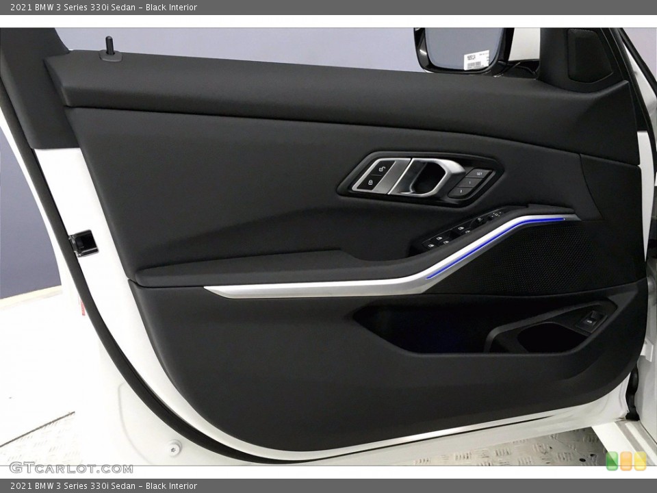 Black Interior Door Panel for the 2021 BMW 3 Series 330i Sedan #139836840