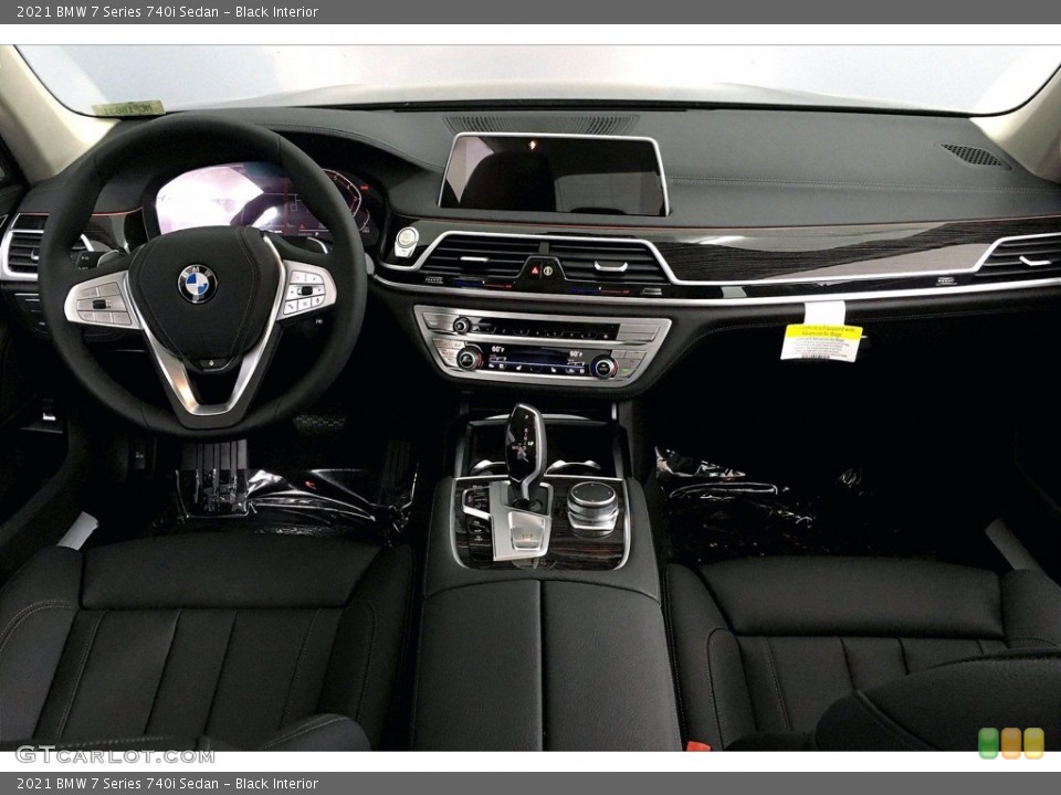 Black Interior Dashboard for the 2021 BMW 7 Series 740i Sedan #139836879