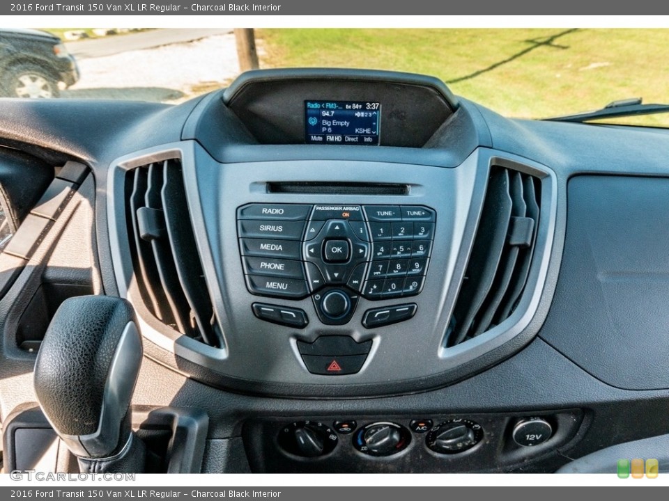Charcoal Black Interior Controls for the 2016 Ford Transit 150 Van XL LR Regular #139837542