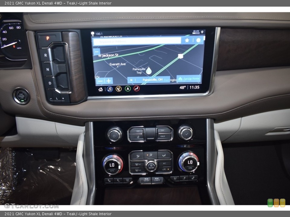 Teak/­Light Shale Interior Controls for the 2021 GMC Yukon XL Denali 4WD #139838301