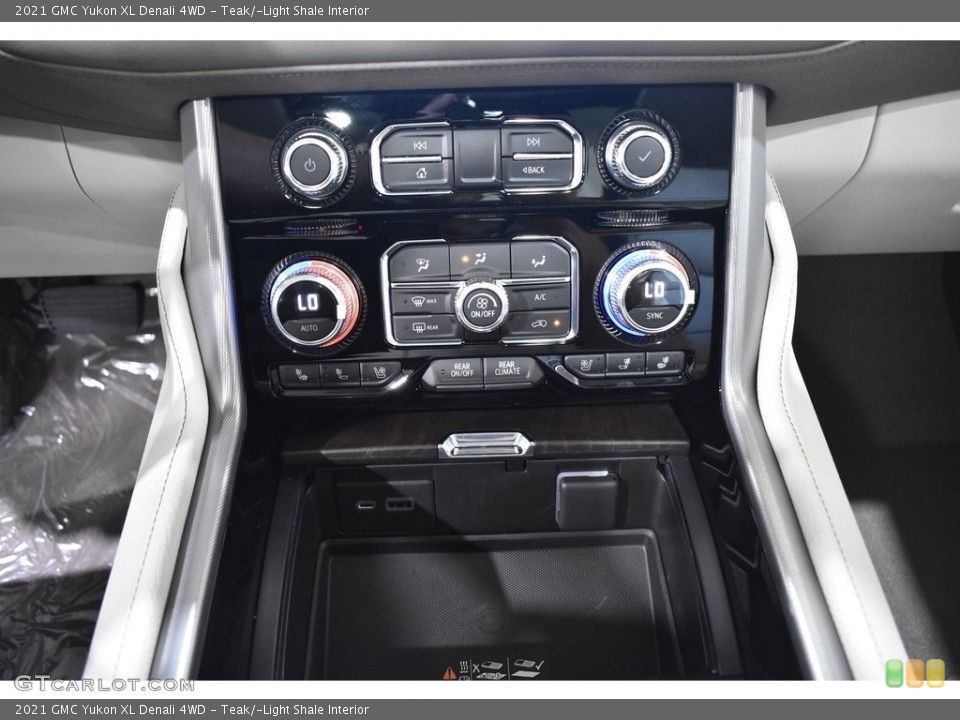 Teak/­Light Shale Interior Controls for the 2021 GMC Yukon XL Denali 4WD #139838320