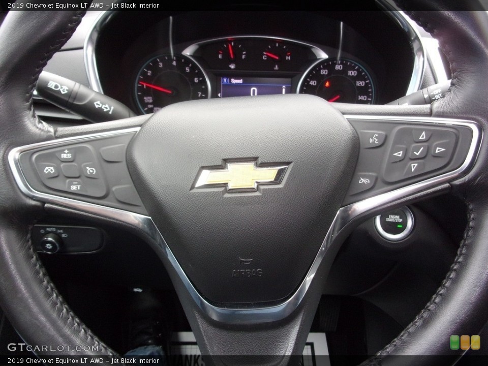 Jet Black Interior Steering Wheel for the 2019 Chevrolet Equinox LT AWD #139838406