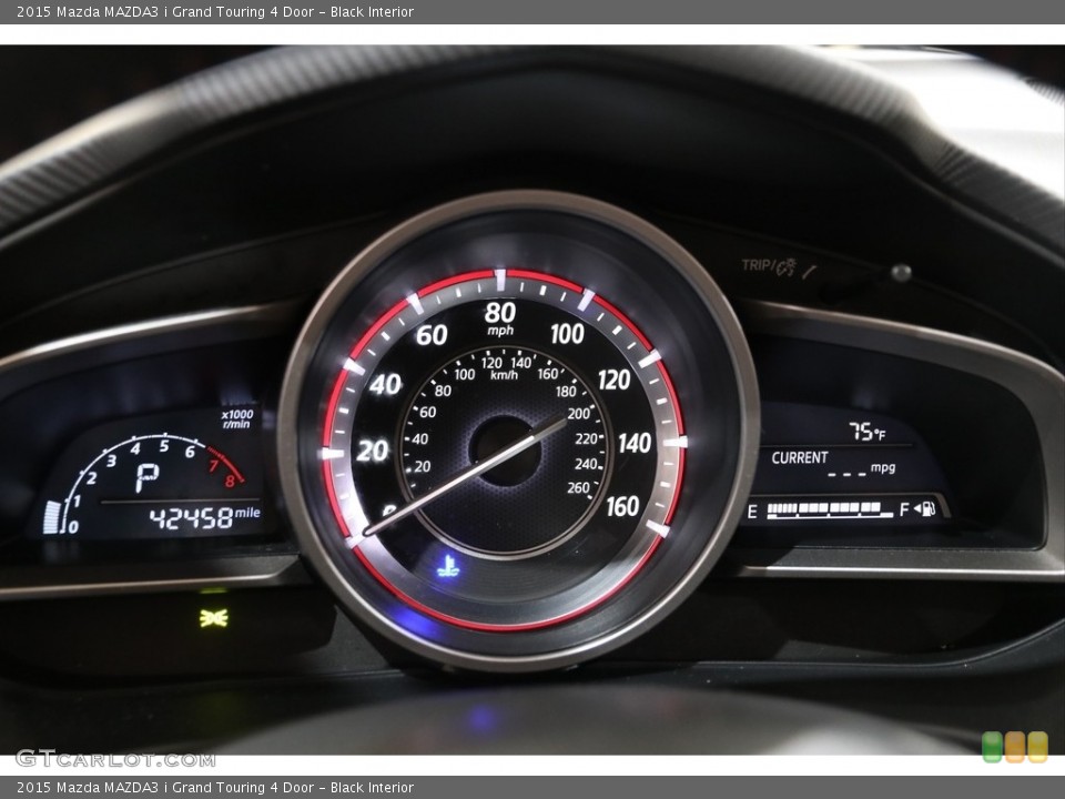 Black Interior Gauges for the 2015 Mazda MAZDA3 i Grand Touring 4 Door #139839623