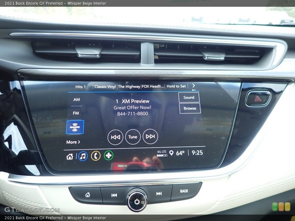 Whisper Beige Interior Controls for the 2021 Buick Encore GX Preferred #139839930