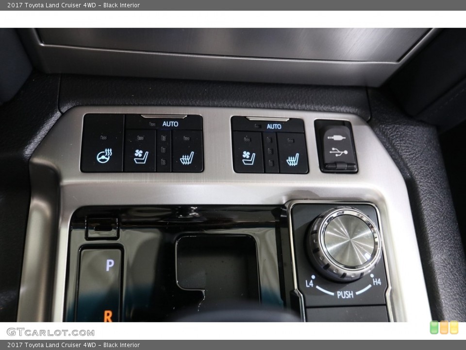 Black Interior Controls for the 2017 Toyota Land Cruiser 4WD #139841805