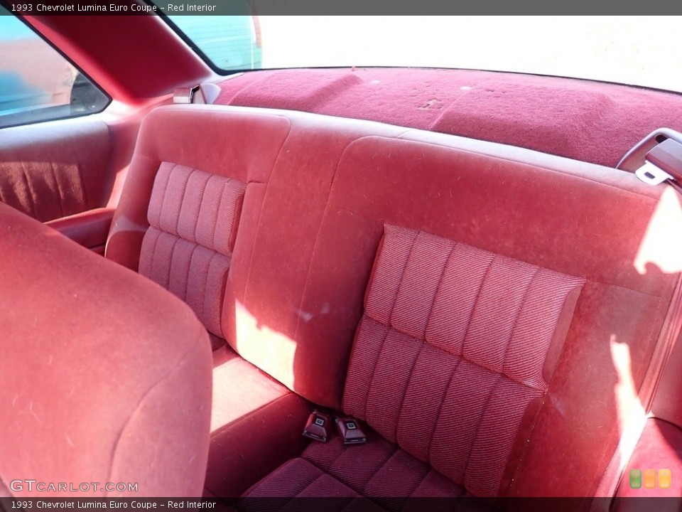 Red Interior Rear Seat for the 1993 Chevrolet Lumina Euro Coupe #139843422