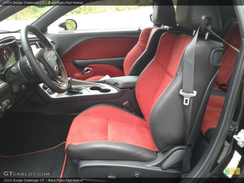 Black/Ruby Red Interior Photo for the 2020 Dodge Challenger GT #139843431