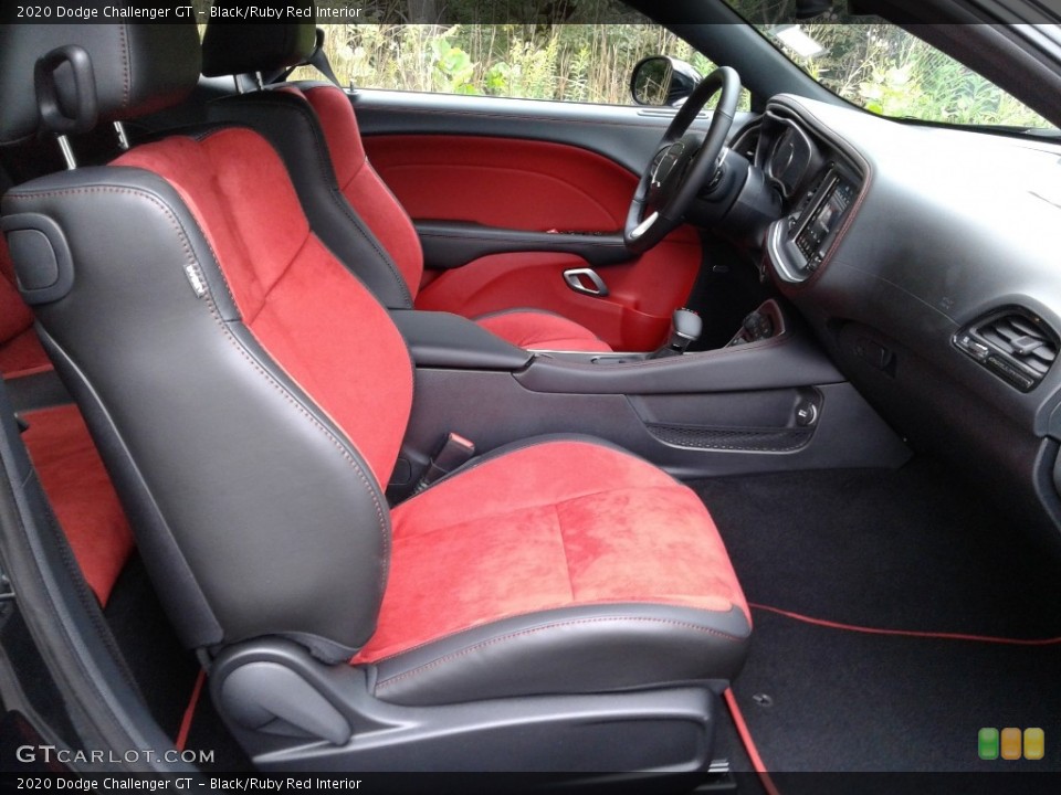 Black/Ruby Red 2020 Dodge Challenger Interiors