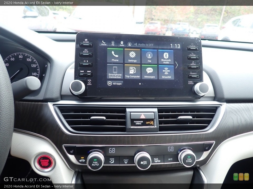 Ivory Interior Controls for the 2020 Honda Accord EX Sedan #139844167