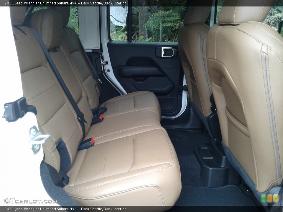 Dark Saddle/Black Interior Rear Seat for the 2021 Jeep Wrangler Unlimited Sahara 4x4 #139844358