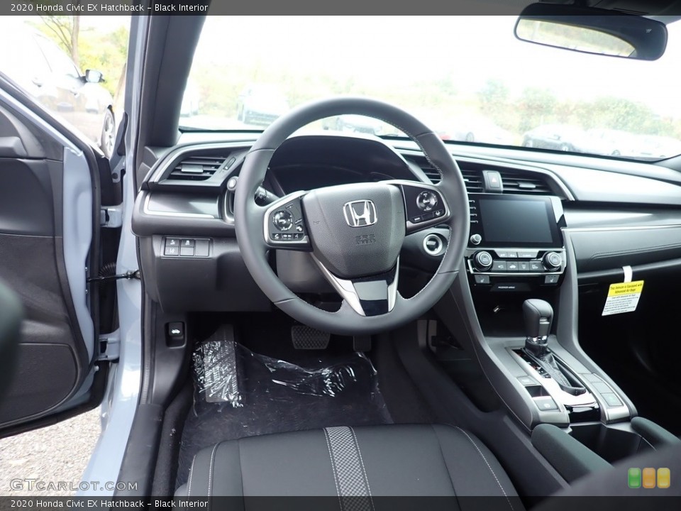 Black Interior Dashboard for the 2020 Honda Civic EX Hatchback #139844487
