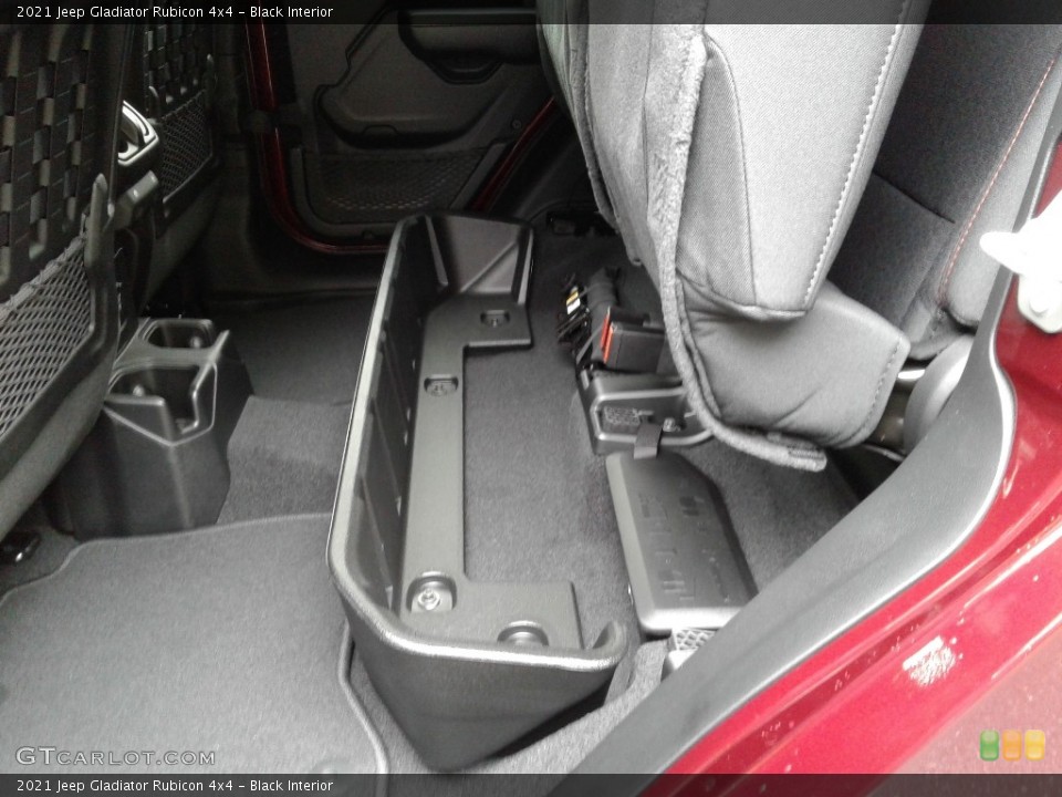 Black Interior Rear Seat for the 2021 Jeep Gladiator Rubicon 4x4 #139845174