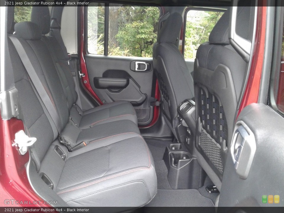 Black Interior Rear Seat for the 2021 Jeep Gladiator Rubicon 4x4 #139845231