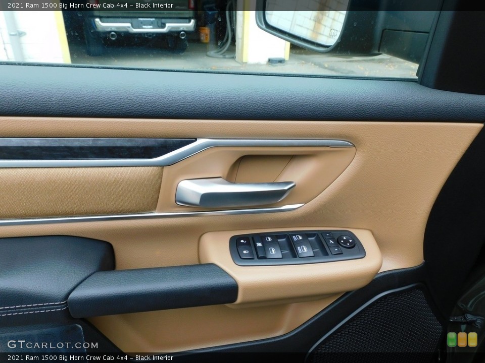 Black Interior Door Panel for the 2021 Ram 1500 Big Horn Crew Cab 4x4 #139845576