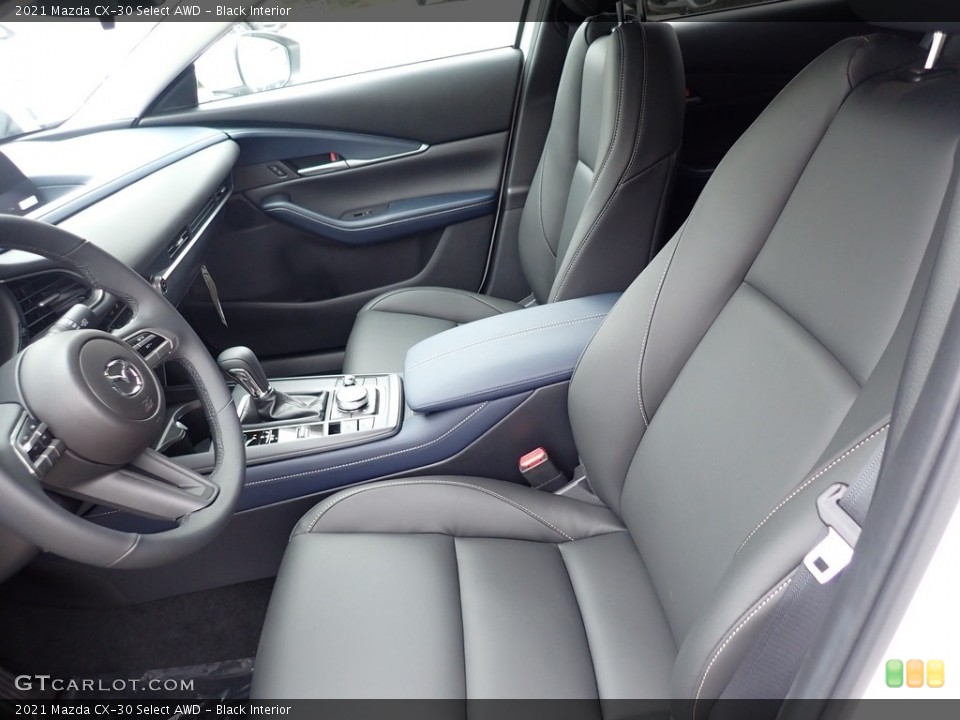 Black Interior Front Seat for the 2021 Mazda CX-30 Select AWD #139845618