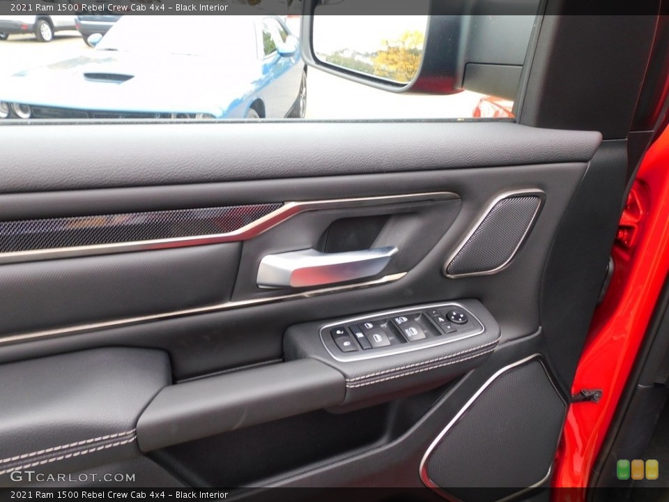Black Interior Door Panel for the 2021 Ram 1500 Rebel Crew Cab 4x4 #139845975